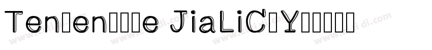 Tensentype JiaLiCuYu字体转换